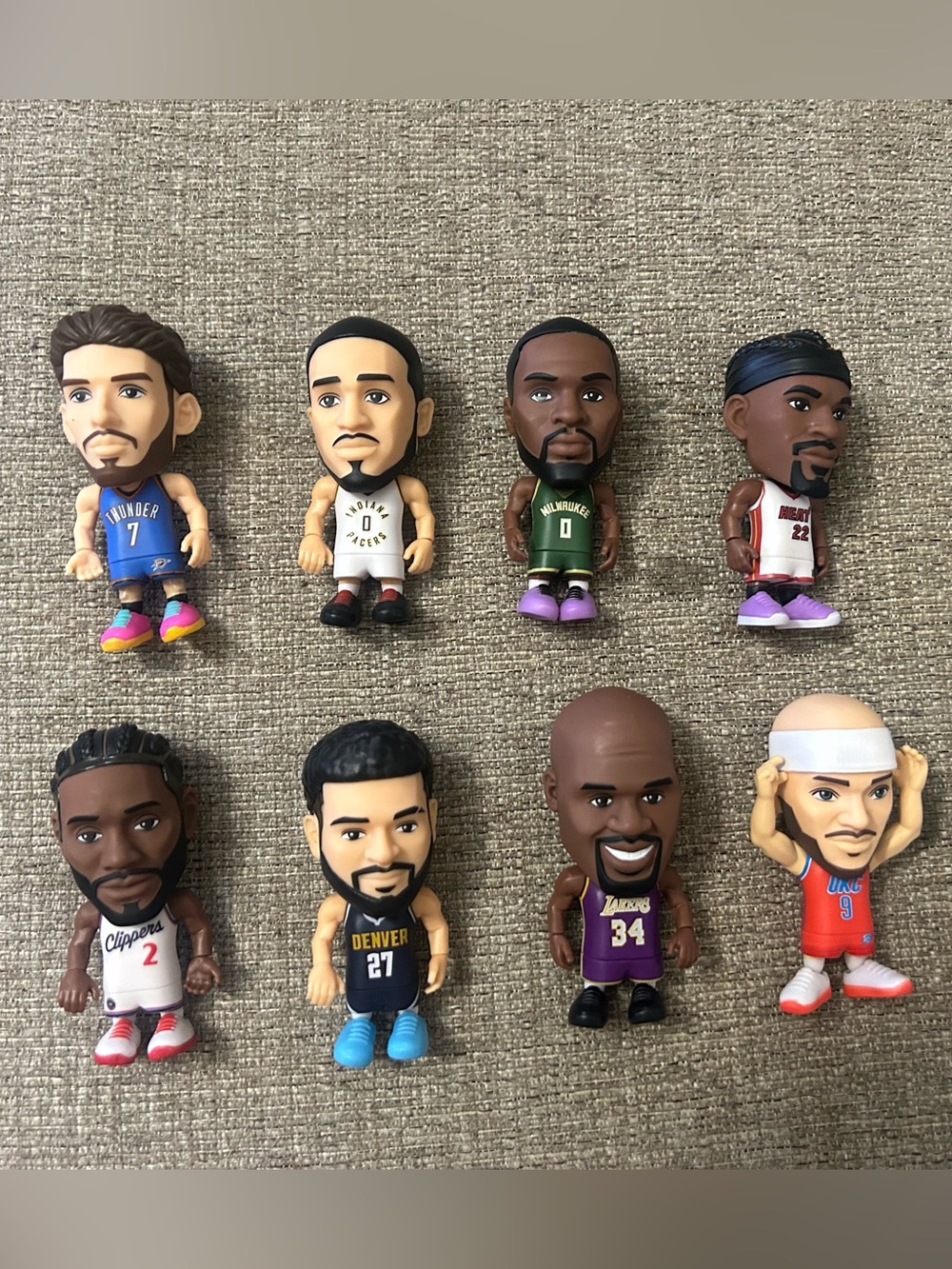 Basketball Star Mini Figures Set - Mixed Team Colors